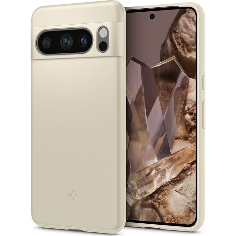 Schutzhülle Spigen Thin Fit für Google Pixel 8 Pro, Beige