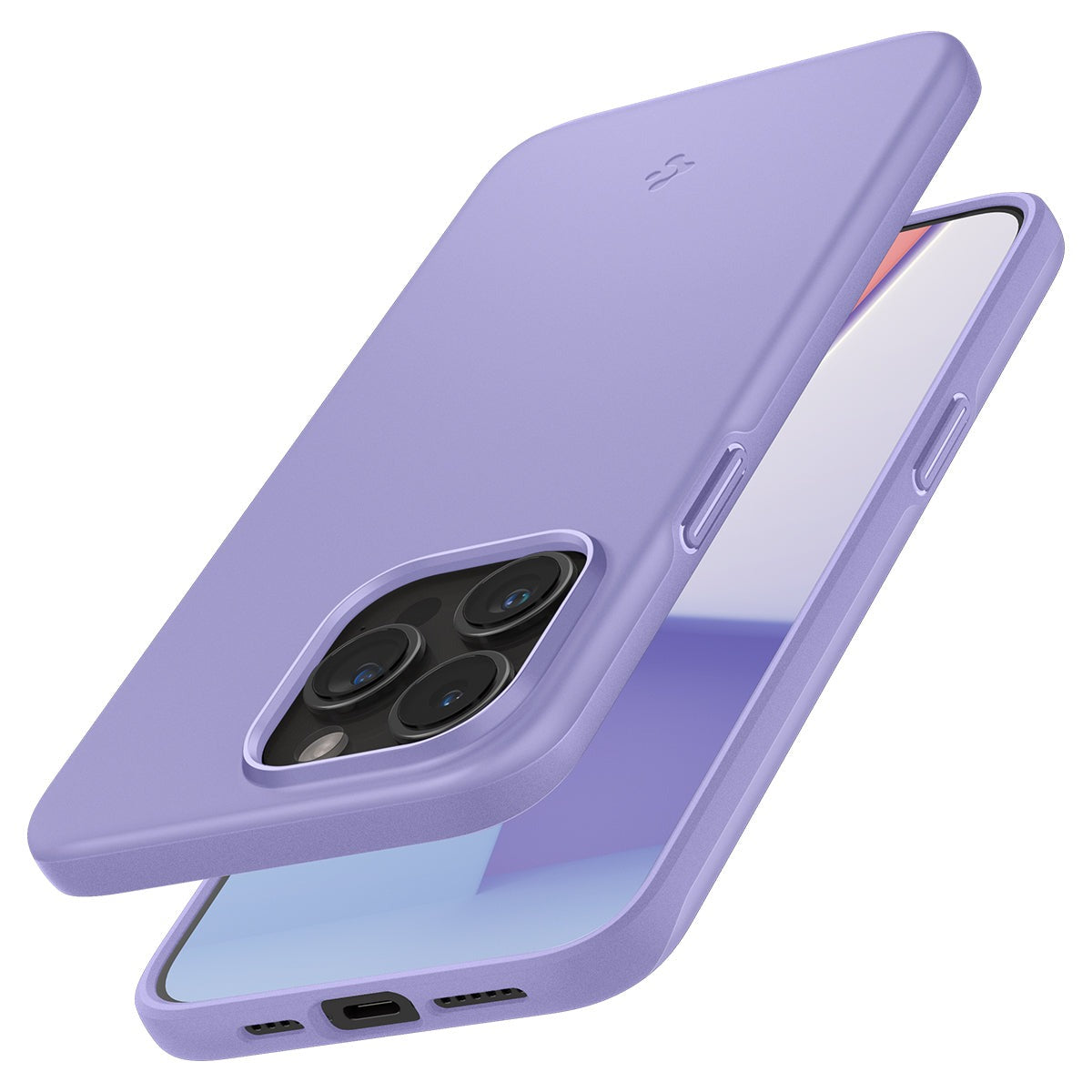Schutzhülle Spigen Thin Fit für Apple iPhone 15 Pro, Violett