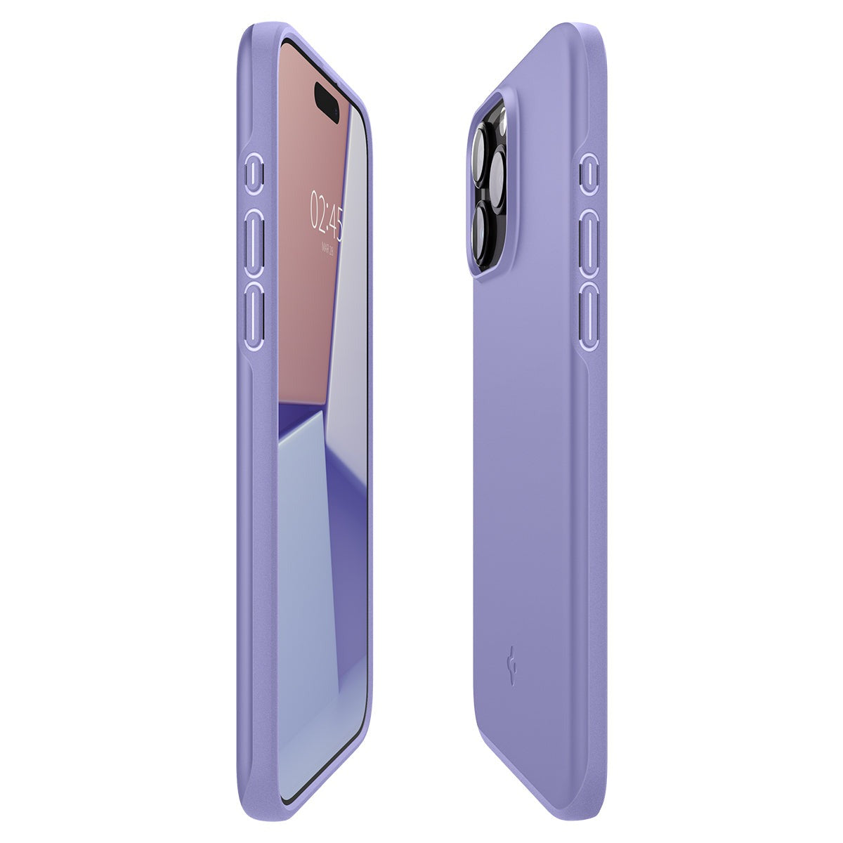Schutzhülle Spigen Thin Fit für Apple iPhone 15 Pro, Violett