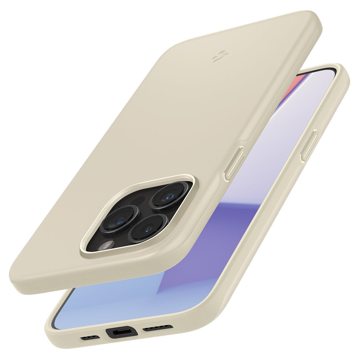 Schutzhülle Spigen Thin Fit für Apple iPhone 15 Pro, Beige