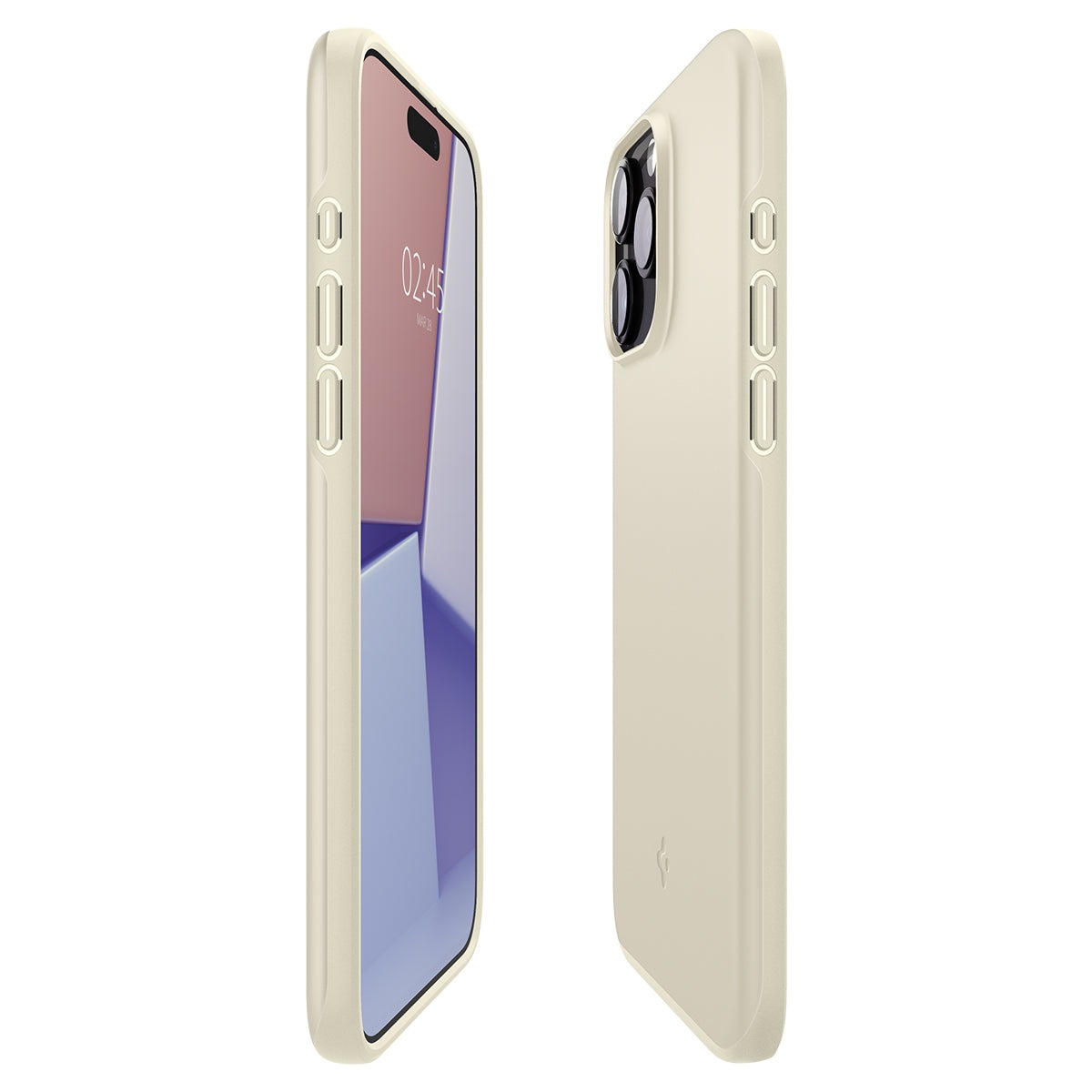 Schutzhülle Spigen Thin Fit für Apple iPhone 15 Pro, Beige