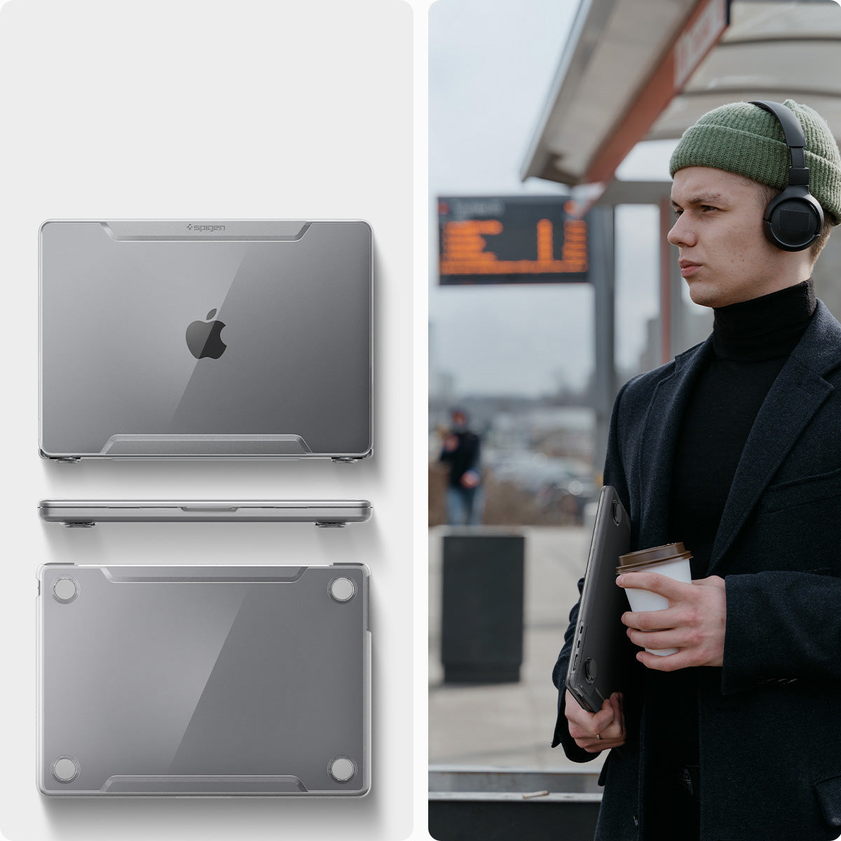 Schutzhülle für MacBook Air 15.3" M5 / M4 / M3 / M2, Spigen Thin Fit, Transparent