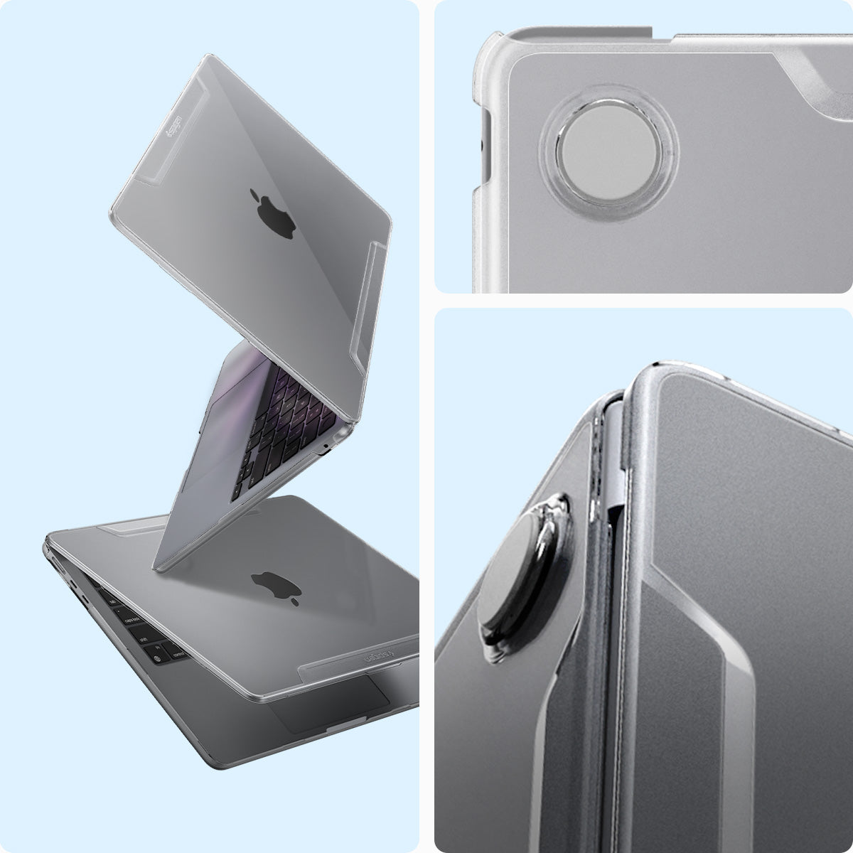 Schutzhülle für MacBook Air 15.3" M5 / M4 / M3 / M2, Spigen Thin Fit, Transparent