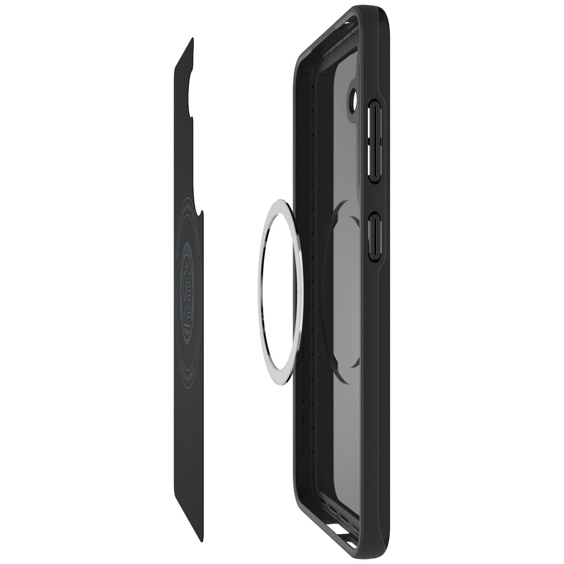 Handyhülle für Galaxy S25, Spigen Thin Fit Mag mit MagSafe, Schwarz