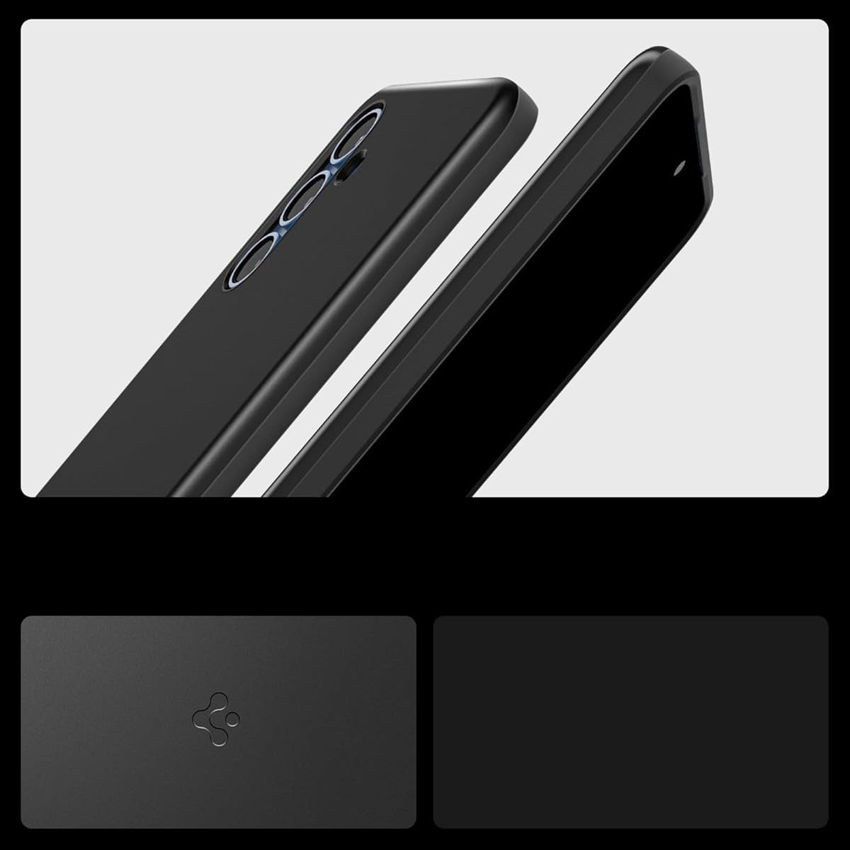 Handyhülle für Galaxy S25, Spigen Thin Fit Mag mit MagSafe, Schwarz
