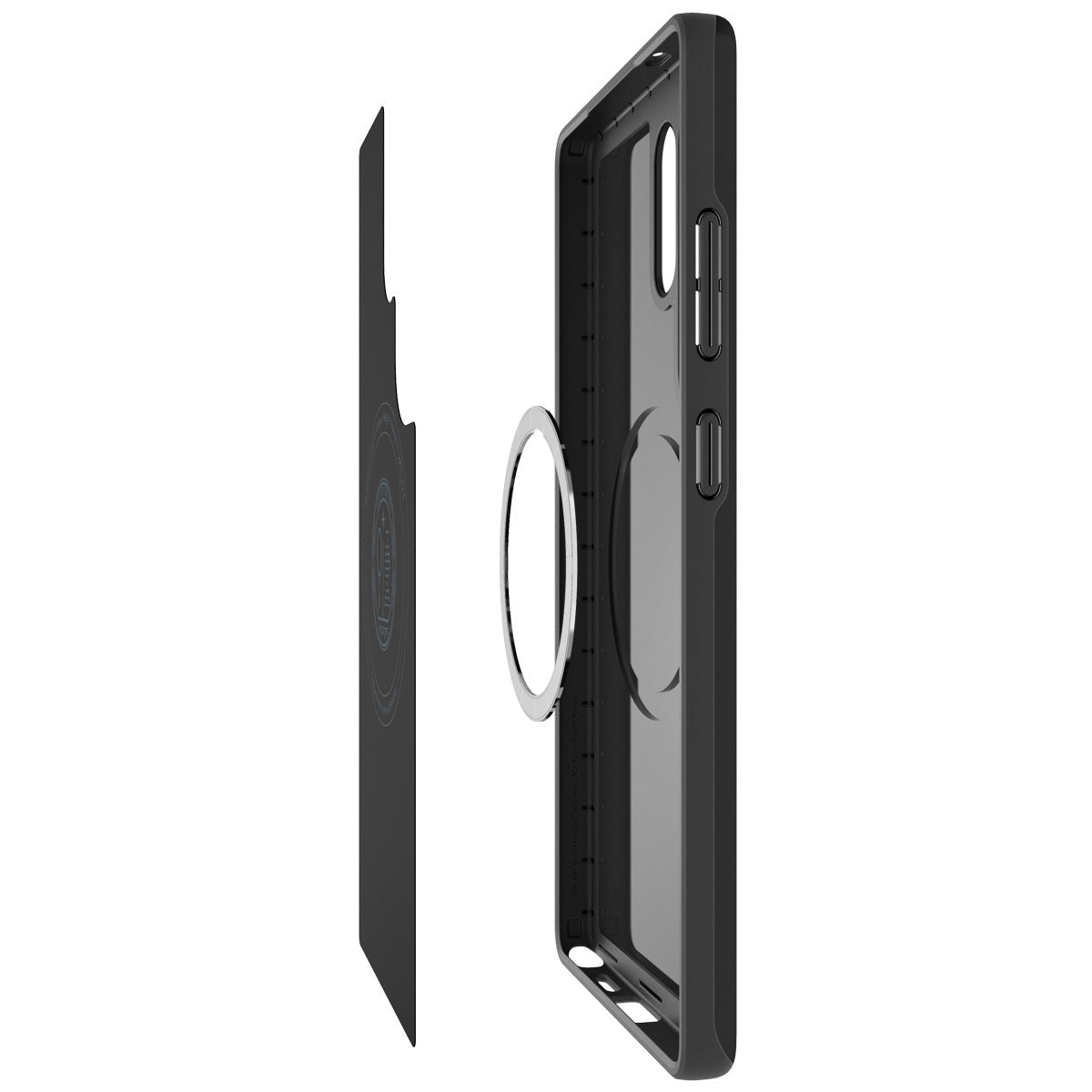 Handyhülle für Galaxy S25 Ultra, Spigen Thin Fit Mag mit MagSafe, Schwarz