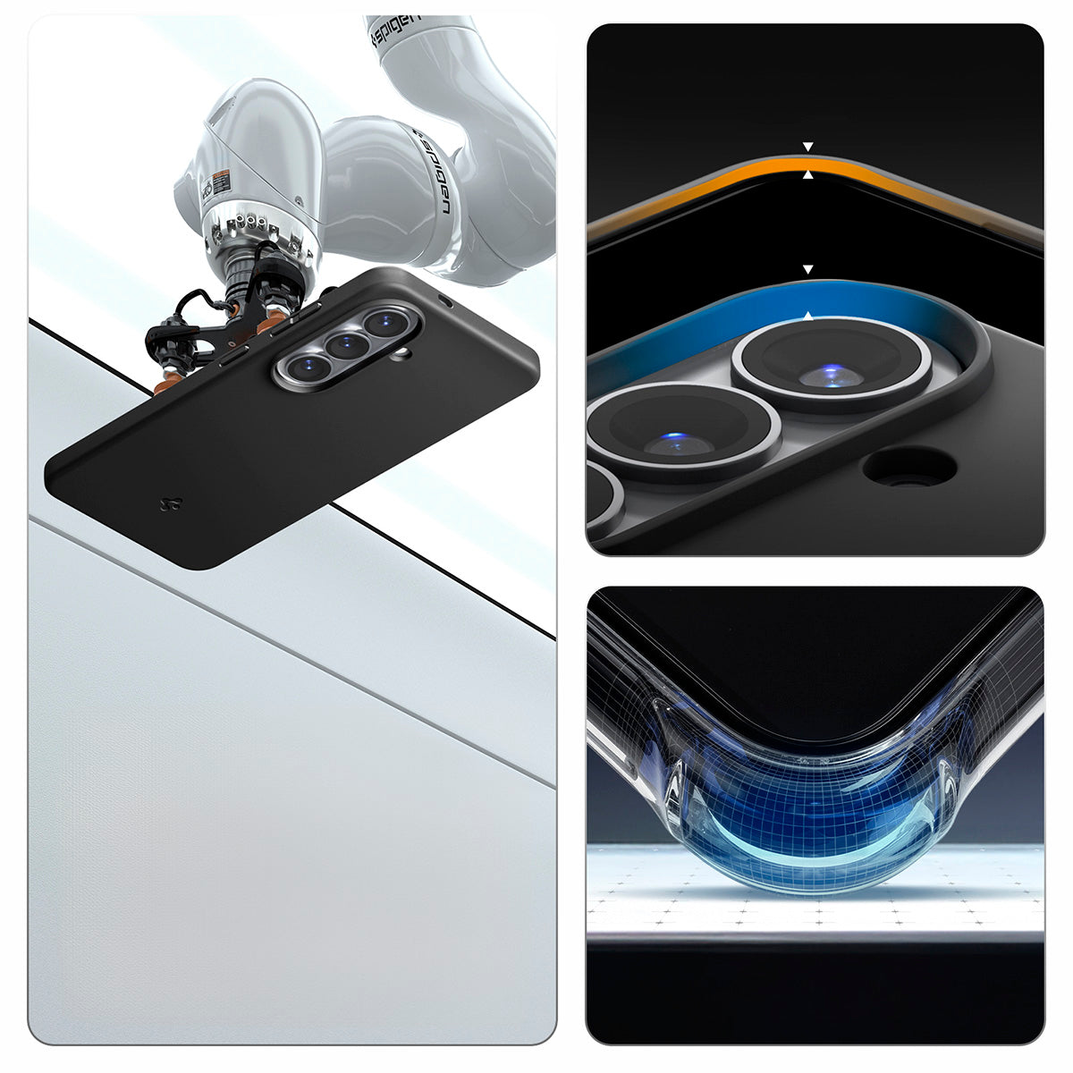 Handyhülle für Galaxy S26, Spigen Thin Fit Mag mit MagSafe, Schwarz