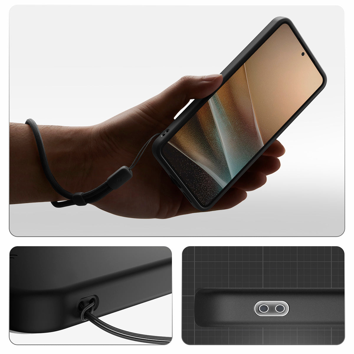 Handyhülle für Galaxy S26, Spigen Thin Fit Mag mit MagSafe, Schwarz