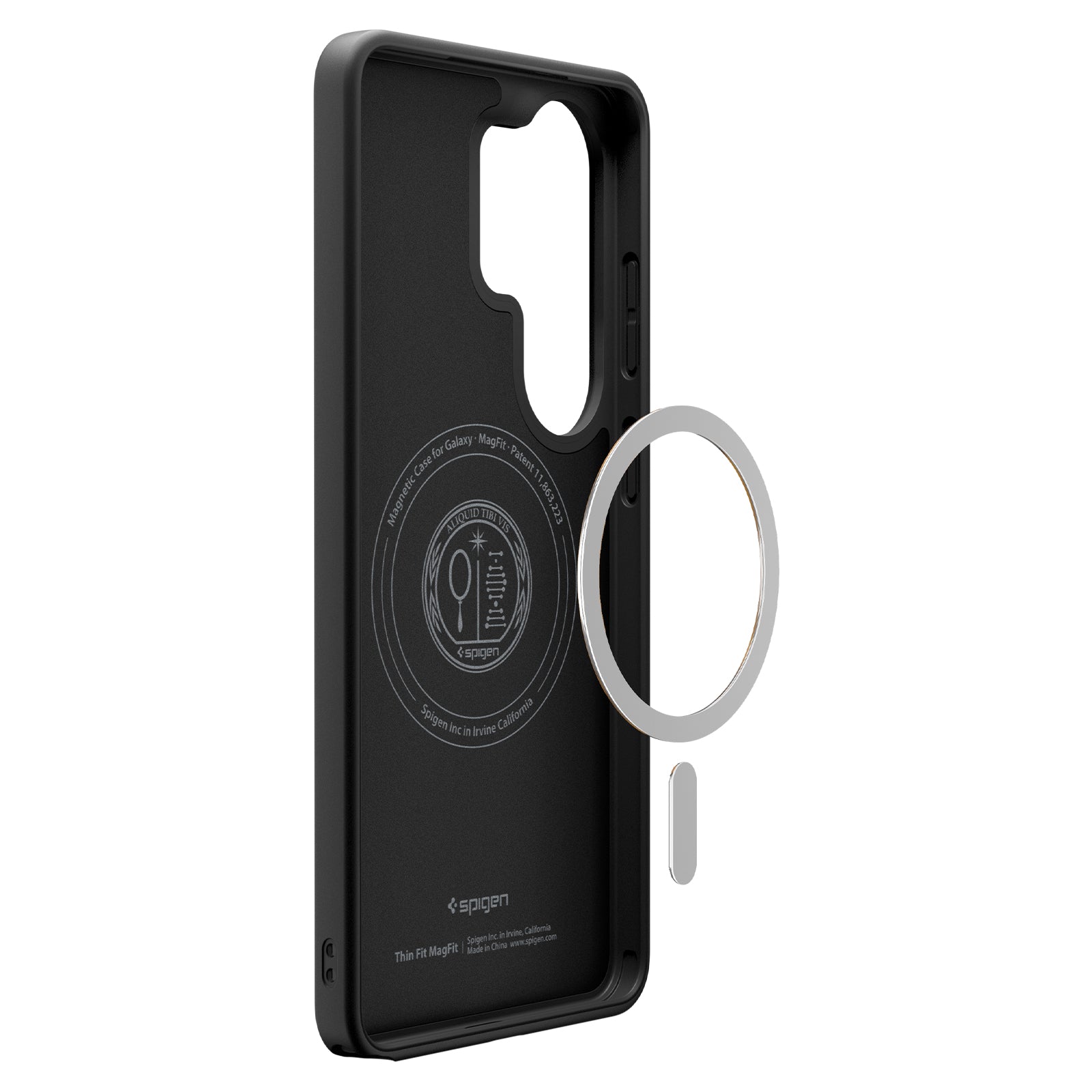 Handyhülle für Galaxy S26 Ultra, Spigen Thin Fit Mag mit MagSafe, Schwarz