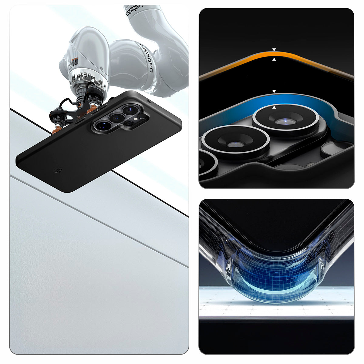 Handyhülle für Galaxy S26 Ultra, Spigen Thin Fit Mag mit MagSafe, Schwarz
