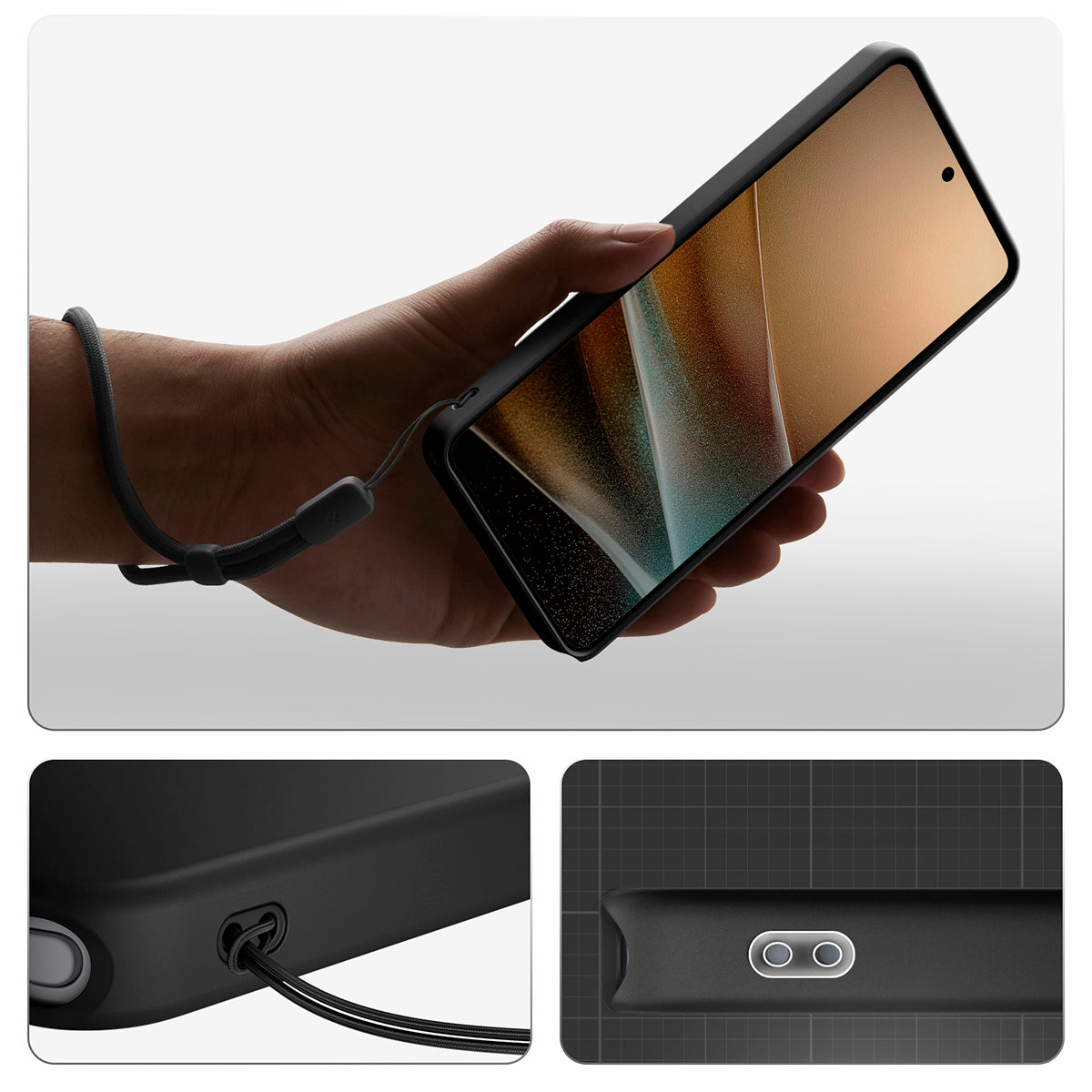 Handyhülle für Galaxy S26 Ultra, Spigen Thin Fit Mag mit MagSafe, Schwarz