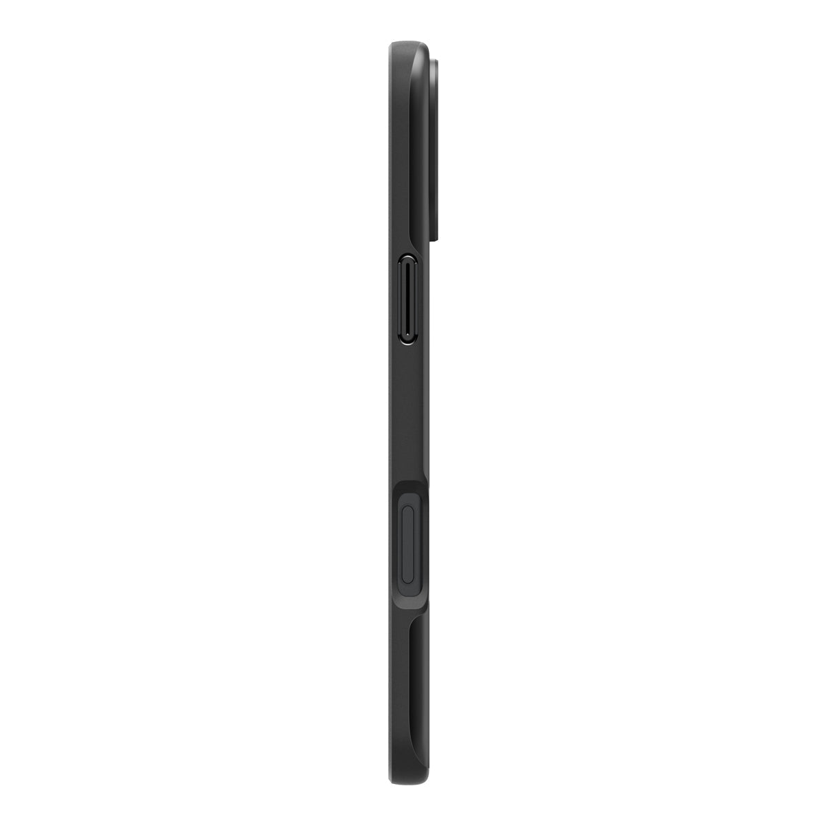 Handyhülle für iPhone 16 Plus, Spigen Thin Fit Mag mit MagSafe, Schwarz
