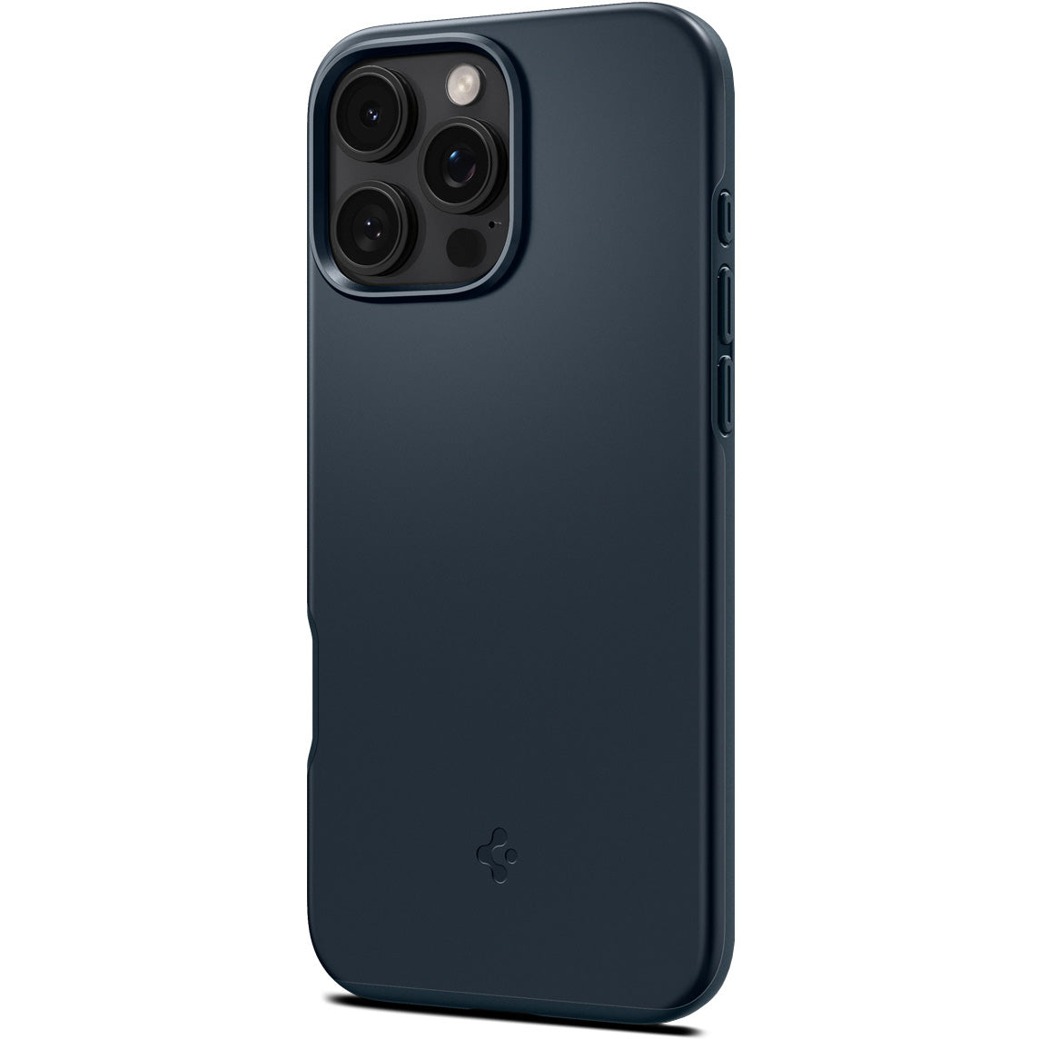 Handyhülle für iPhone 16 Pro, Spigen Thin Fit Mag mit MagSafe, Dunkelblau