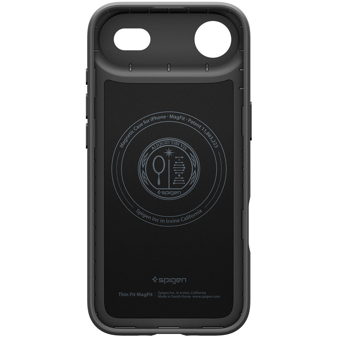 Handyhülle für iPhone Air, Spigen Thin Fit Mag mit MagSafe, Schwarz
