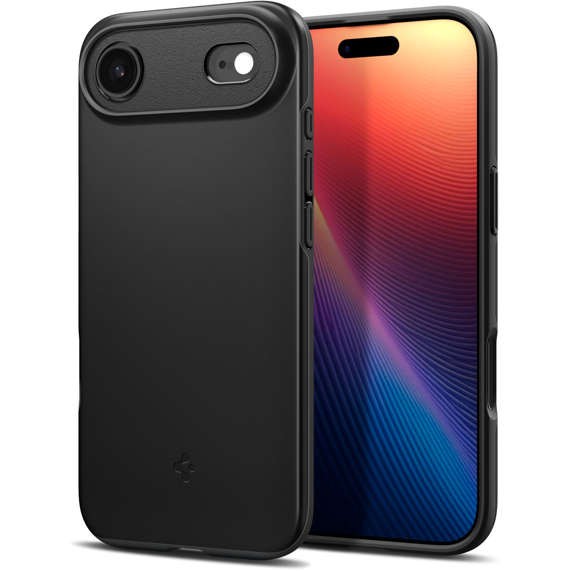 Handyhülle für iPhone Air, Spigen Thin Fit Mag mit MagSafe, Schwarz