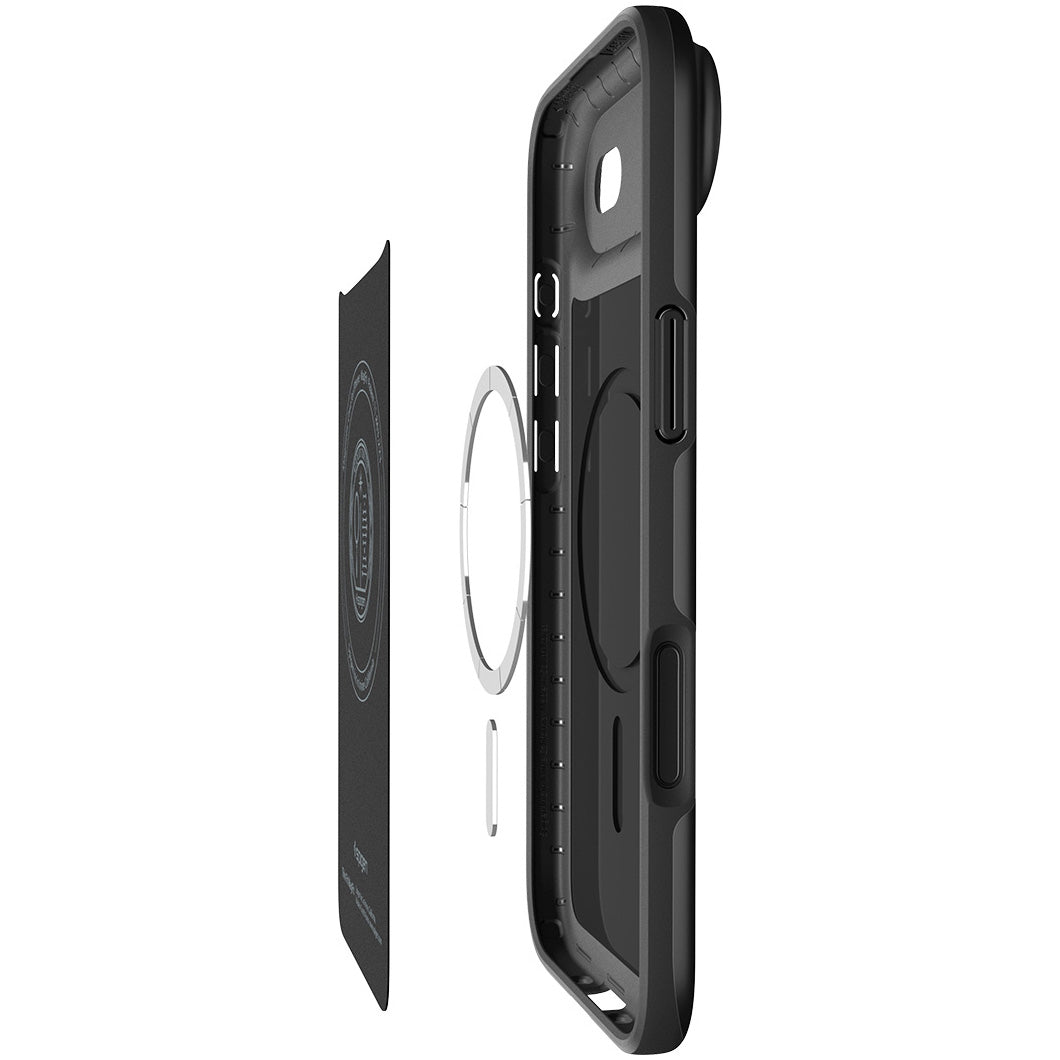 Handyhülle für iPhone Air, Spigen Thin Fit Mag mit MagSafe, Schwarz