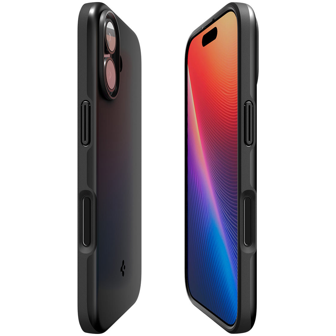 Handyhülle für iPhone 17, Spigen Thin Fit Mag mit MagSafe, Schwarz