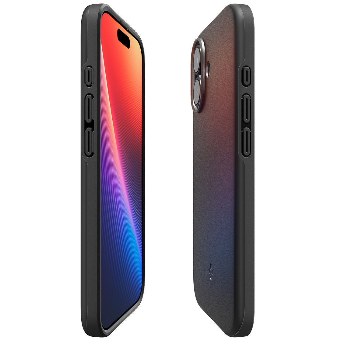 Handyhülle für iPhone 17, Spigen Thin Fit Mag mit MagSafe, Schwarz