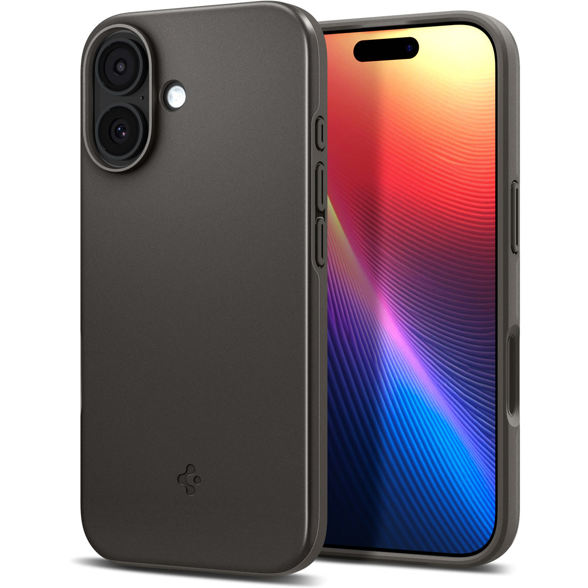 Handyhülle für iPhone 17, Spigen Thin Fit Mag mit MagSafe, Rotguss