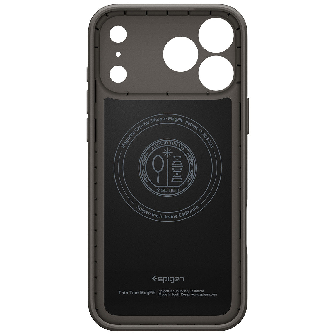Handyhülle für iPhone 17 Pro, Spigen Thin Fit Mag mit MagSafe, Rotguss