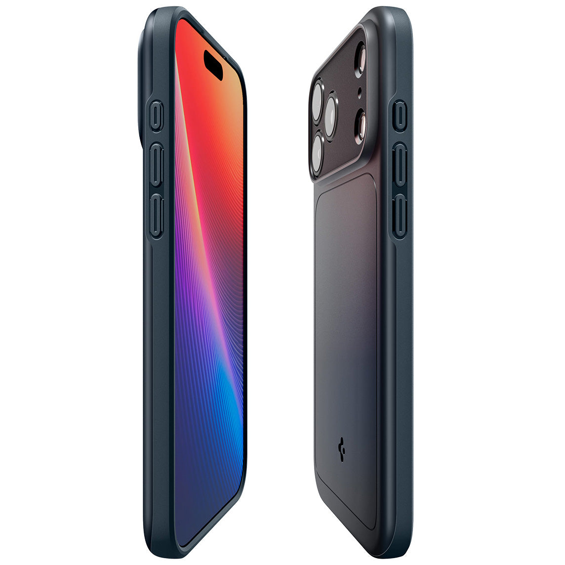 Handyhülle für iPhone 17 Pro Max, Spigen Thin Fit Mag mit MagSafe, Dunkelblau