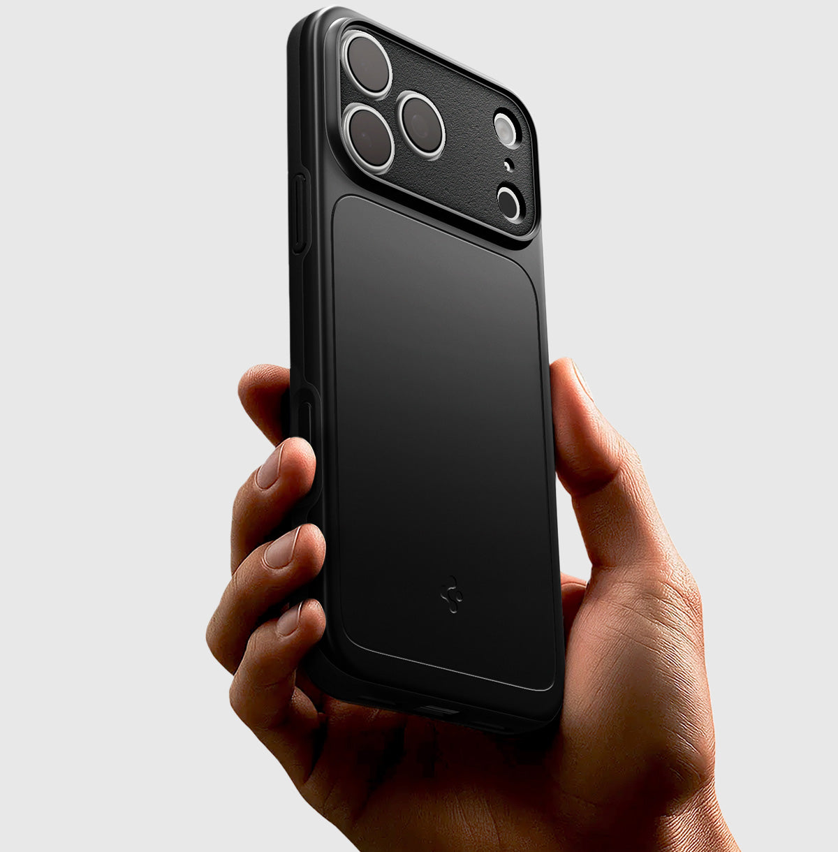 Handyhülle für iPhone 18 Pro, Spigen Thin Fit Mag mit MagSafe, Schwarz (7/15)