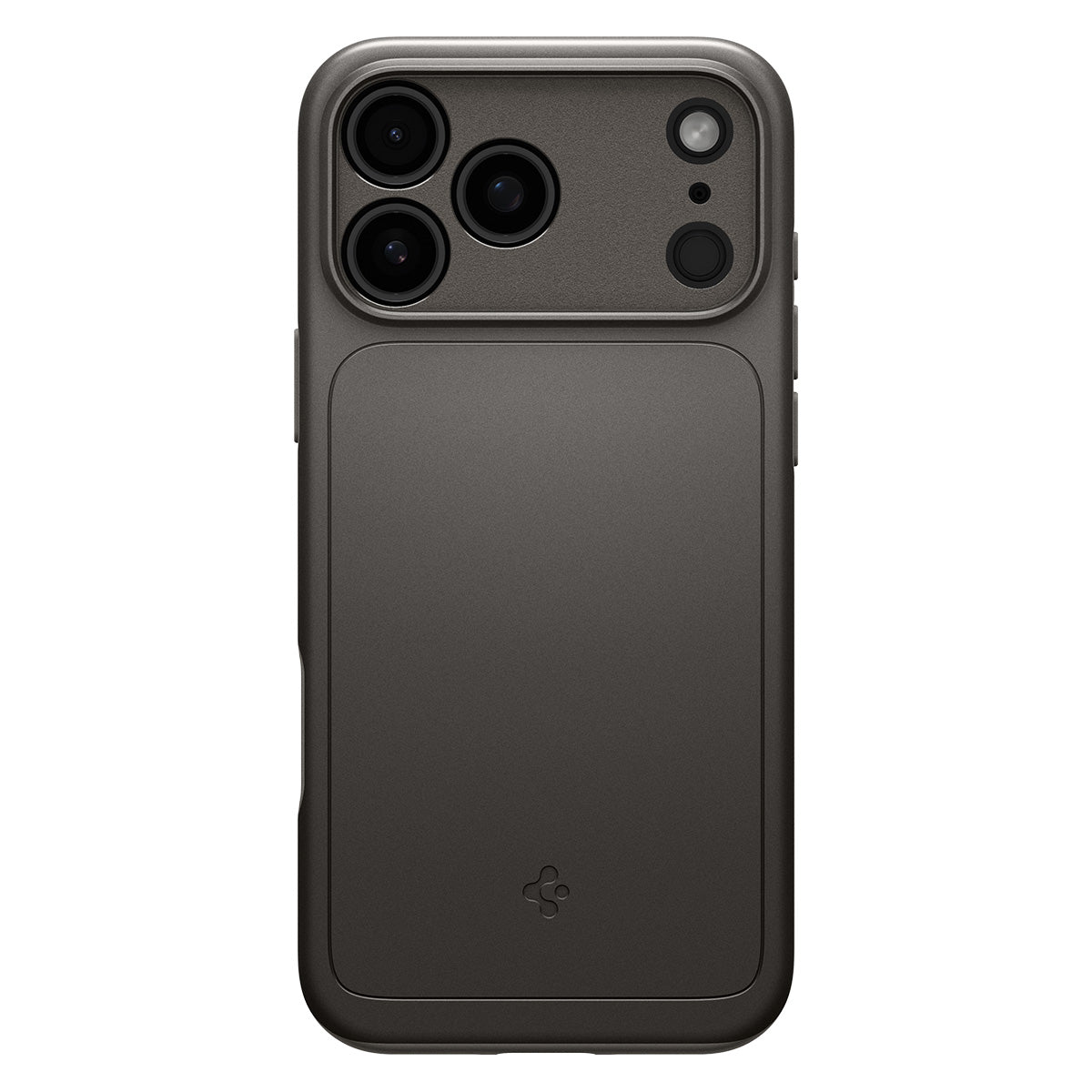 Handyhülle für iPhone 18 Pro, Spigen Thin Fit Mag mit MagSafe, Grau (10/15)