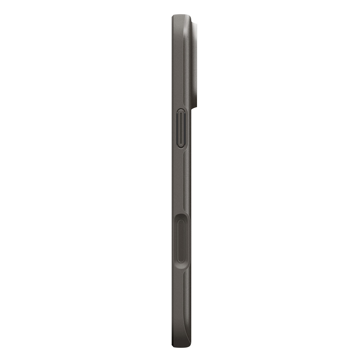 Handyhülle für iPhone 18 Pro, Spigen Thin Fit Mag mit MagSafe, Grau (12/15)