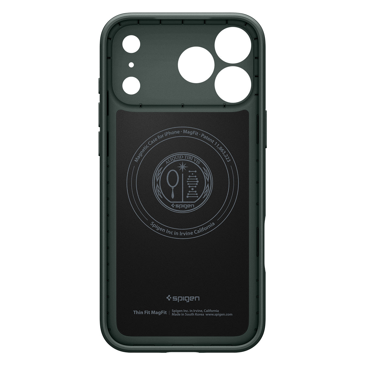 Handyhülle für iPhone 18 Pro Max, Spigen Thin Fit Mag mit MagSafe, Grün (11/15)