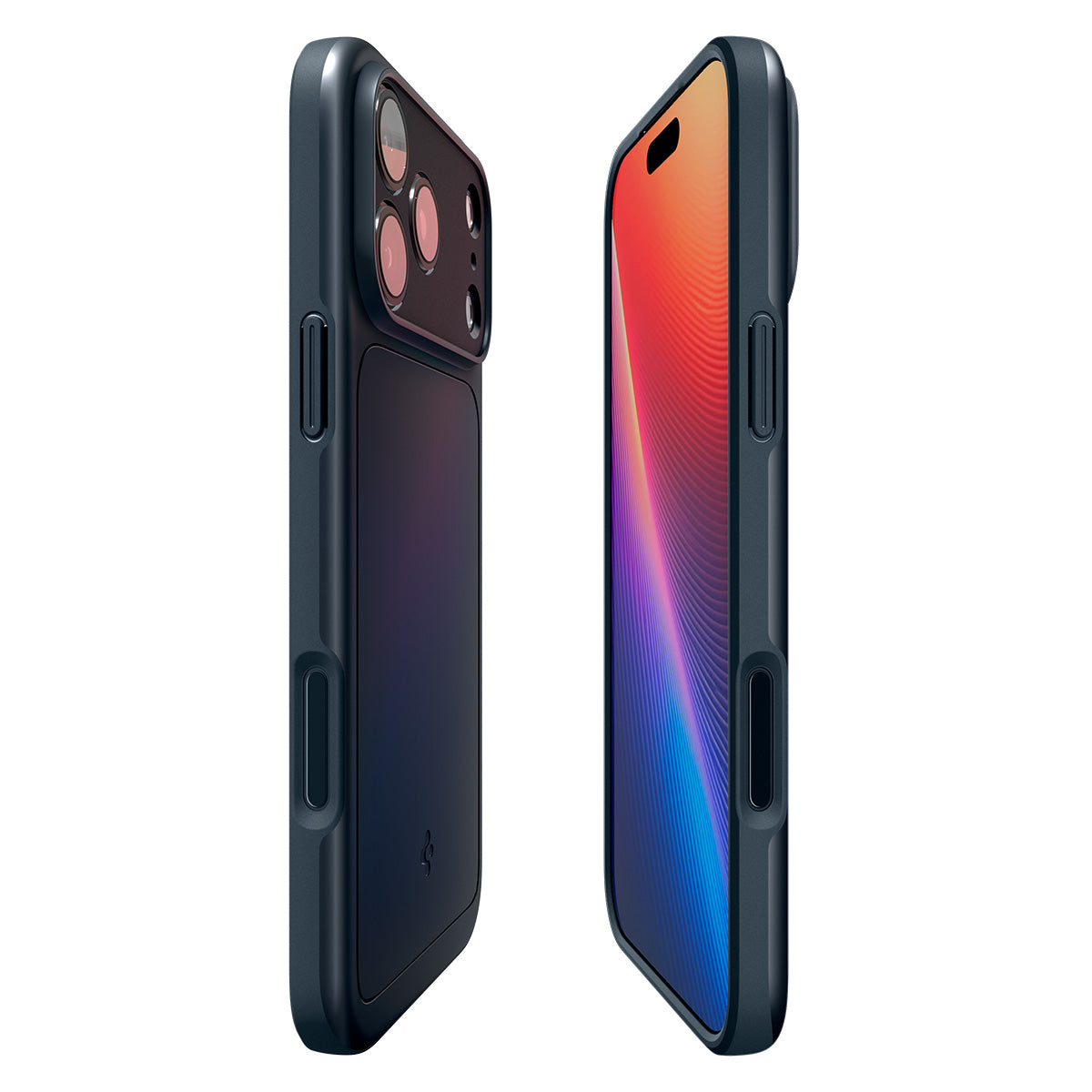 Handyhülle für iPhone 18 Pro Max, Spigen Thin Fit Mag mit MagSafe, Dunkelblau (13/15)