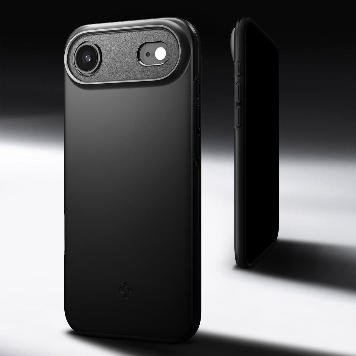 Handyhülle für iPhone Air, Spigen Thin Fit Mag mit MagSafe, Schwarz