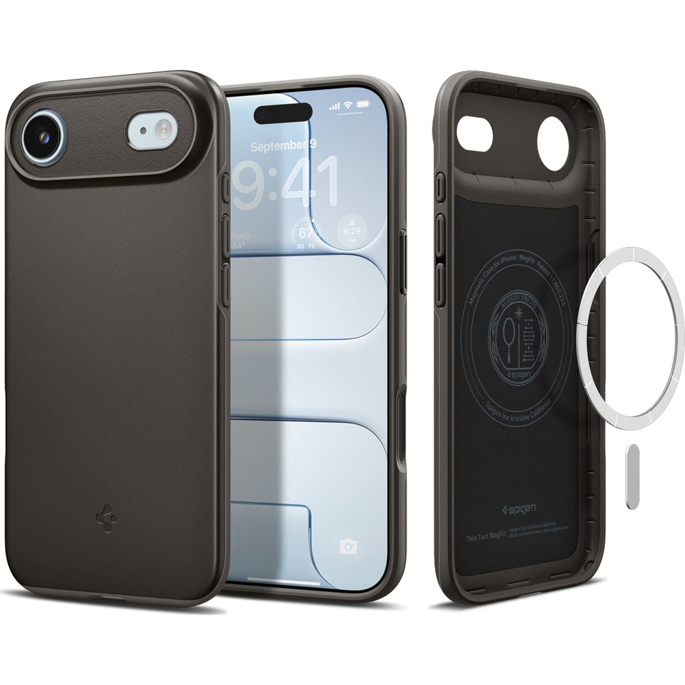 Handyhülle für iPhone Air, Spigen Thin Fit Mag mit MagSafe, Rotguss