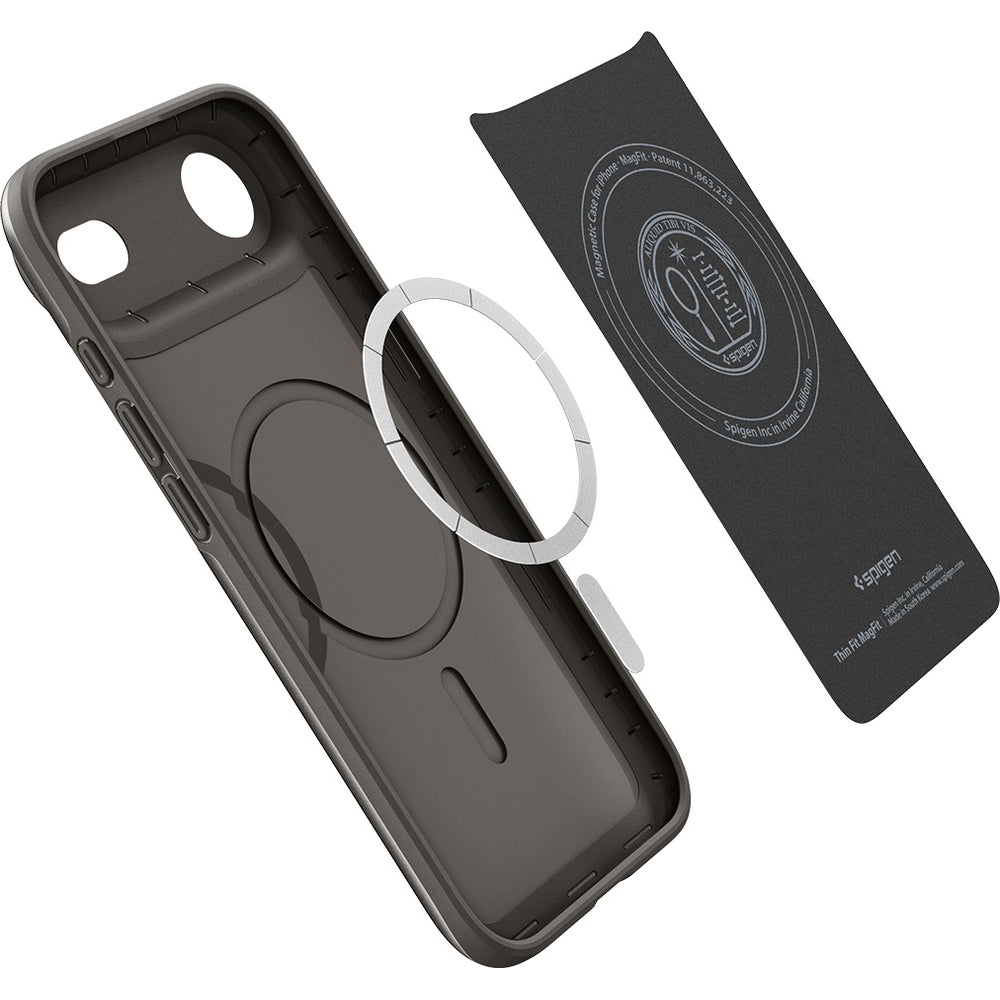 Handyhülle für iPhone Air, Spigen Thin Fit Mag mit MagSafe, Rotguss