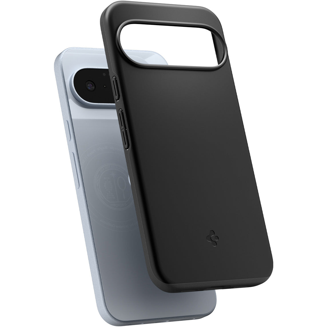 Handyhülle für Google Pixel 10 Pro / Pixel 10, Spigen Thin Fit Mag mit MagSafe, Schwarz