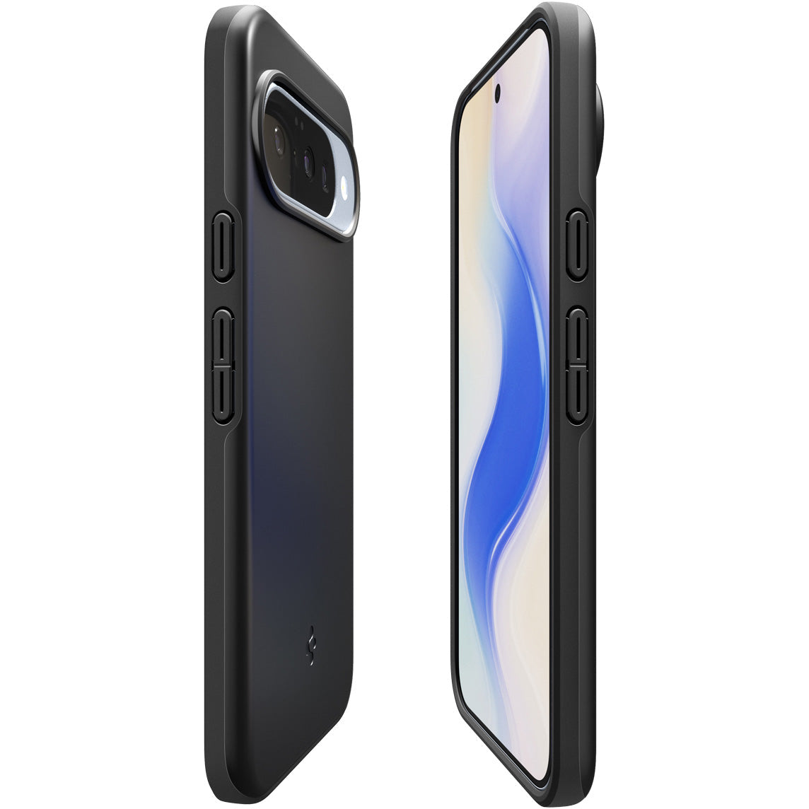 Handyhülle für Google Pixel 10 Pro / Pixel 10, Spigen Thin Fit Mag mit MagSafe, Schwarz