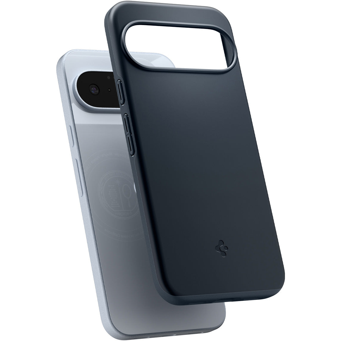 Handyhülle für Google Pixel 10 Pro / Pixel 10, Spigen Thin Fit Mag mit MagSafe, Dunkelblau