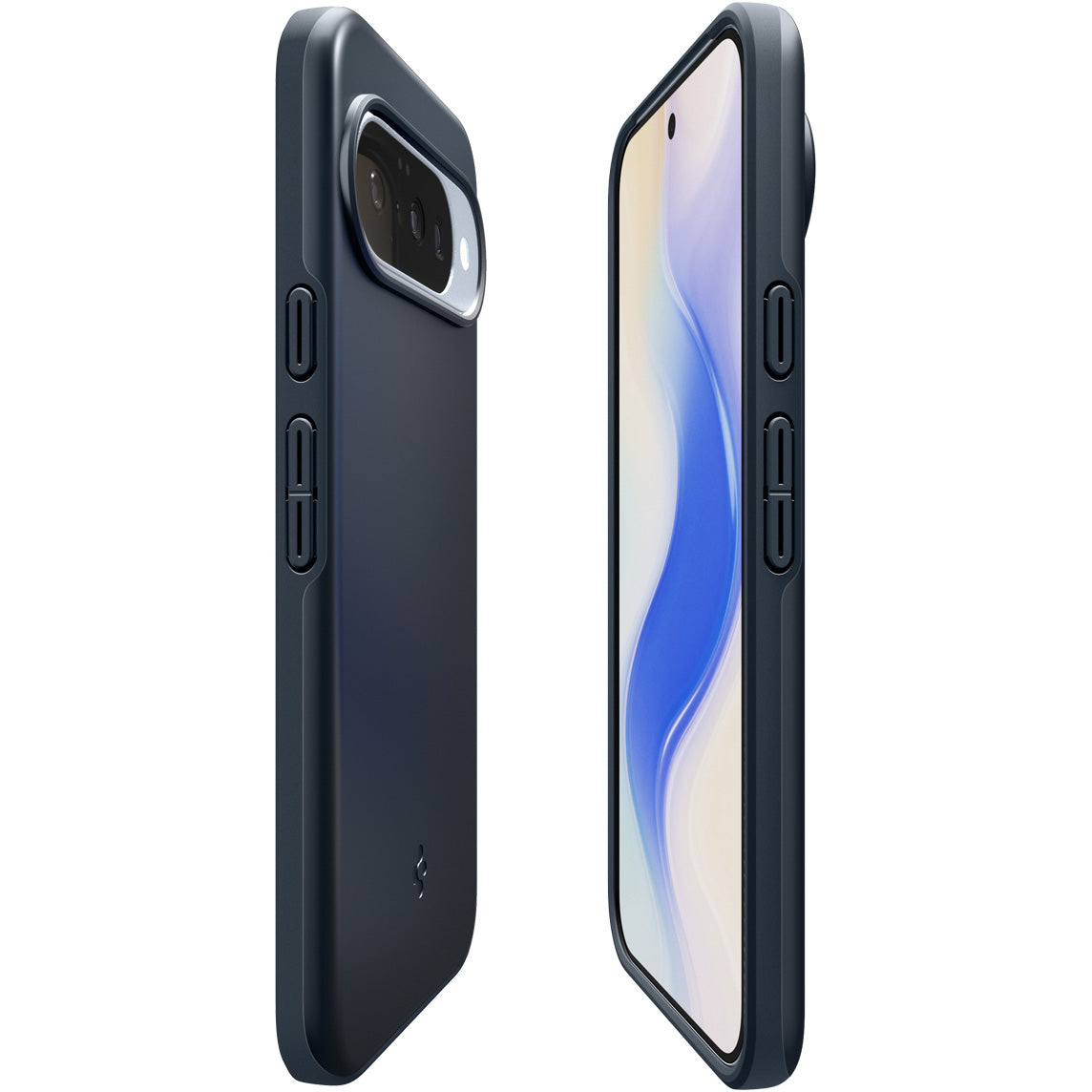 Handyhülle für Google Pixel 10 Pro / Pixel 10, Spigen Thin Fit Mag mit MagSafe, Dunkelblau