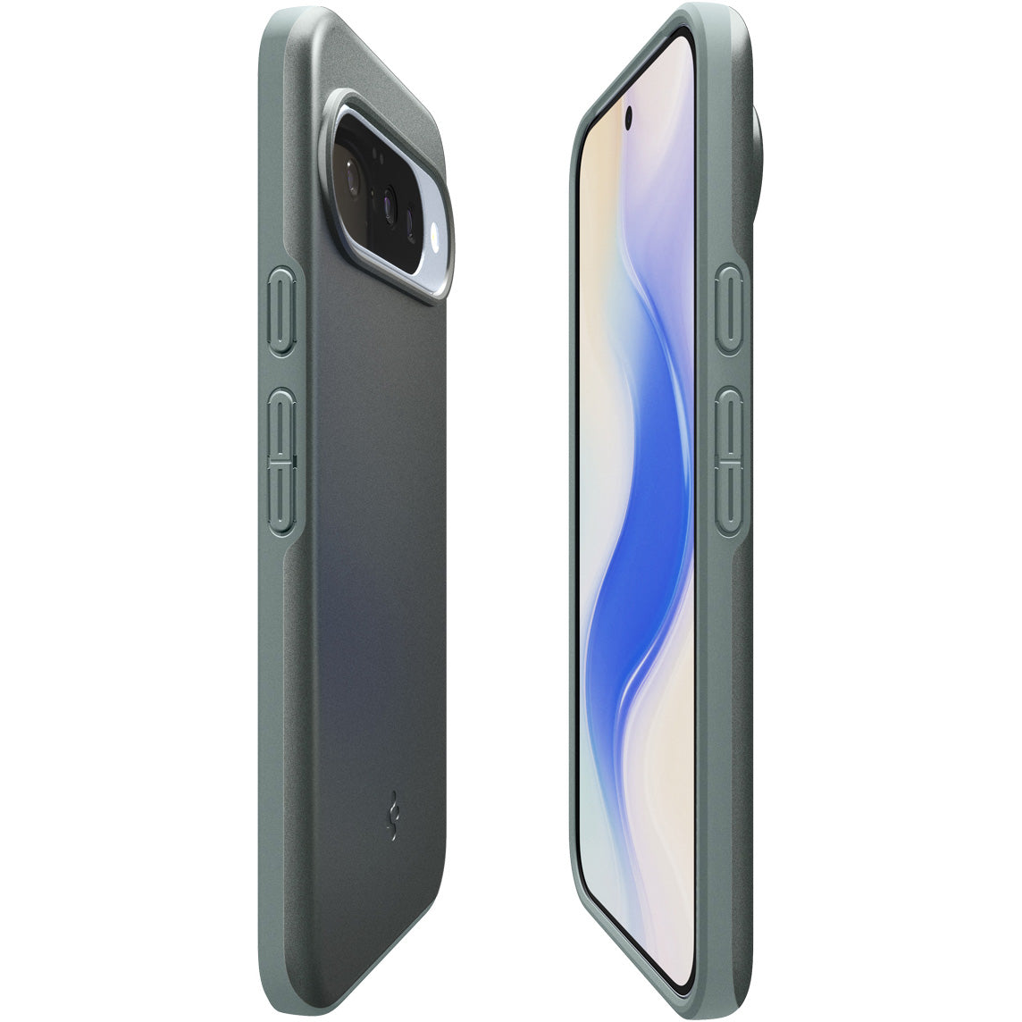 Handyhülle für Google Pixel 10 Pro / Pixel 10, Spigen Thin Fit Mag mit MagSafe, Grün