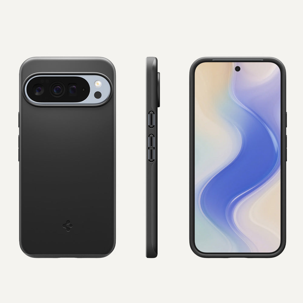 Handyhülle für Google Pixel 10 Pro XL, Spigen Thin Fit Mag mit MagSafe, Schwarz