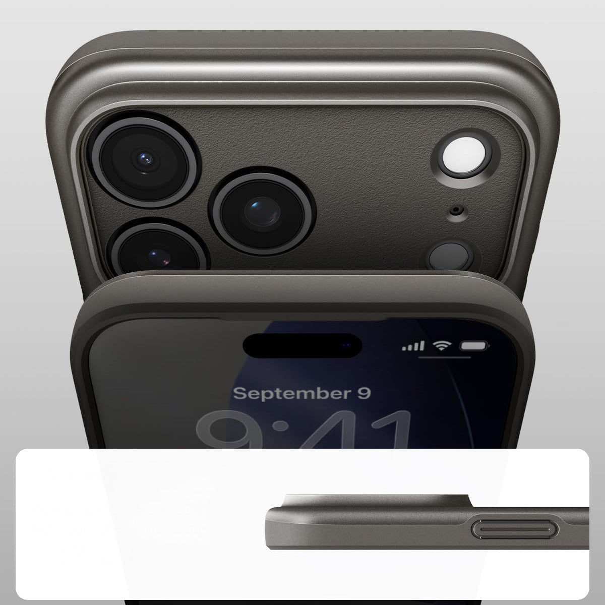 Handyhülle für iPhone 17 Pro, Spigen Thin Fit Mag mit MagSafe, Rotguss