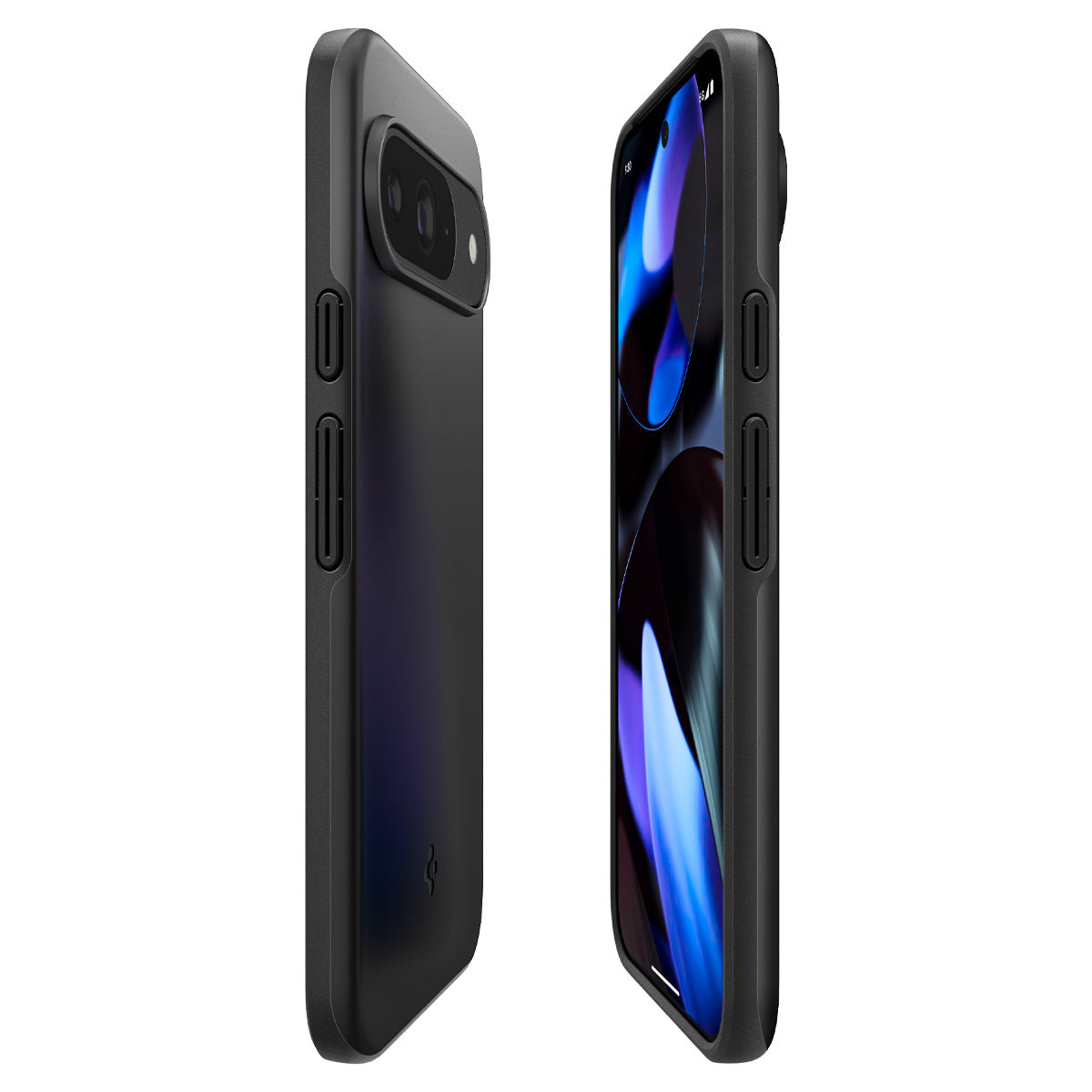 Schutzhülle für Google Pixel 9 / 9 Pro, Spigen Thin Fit, Schwarz