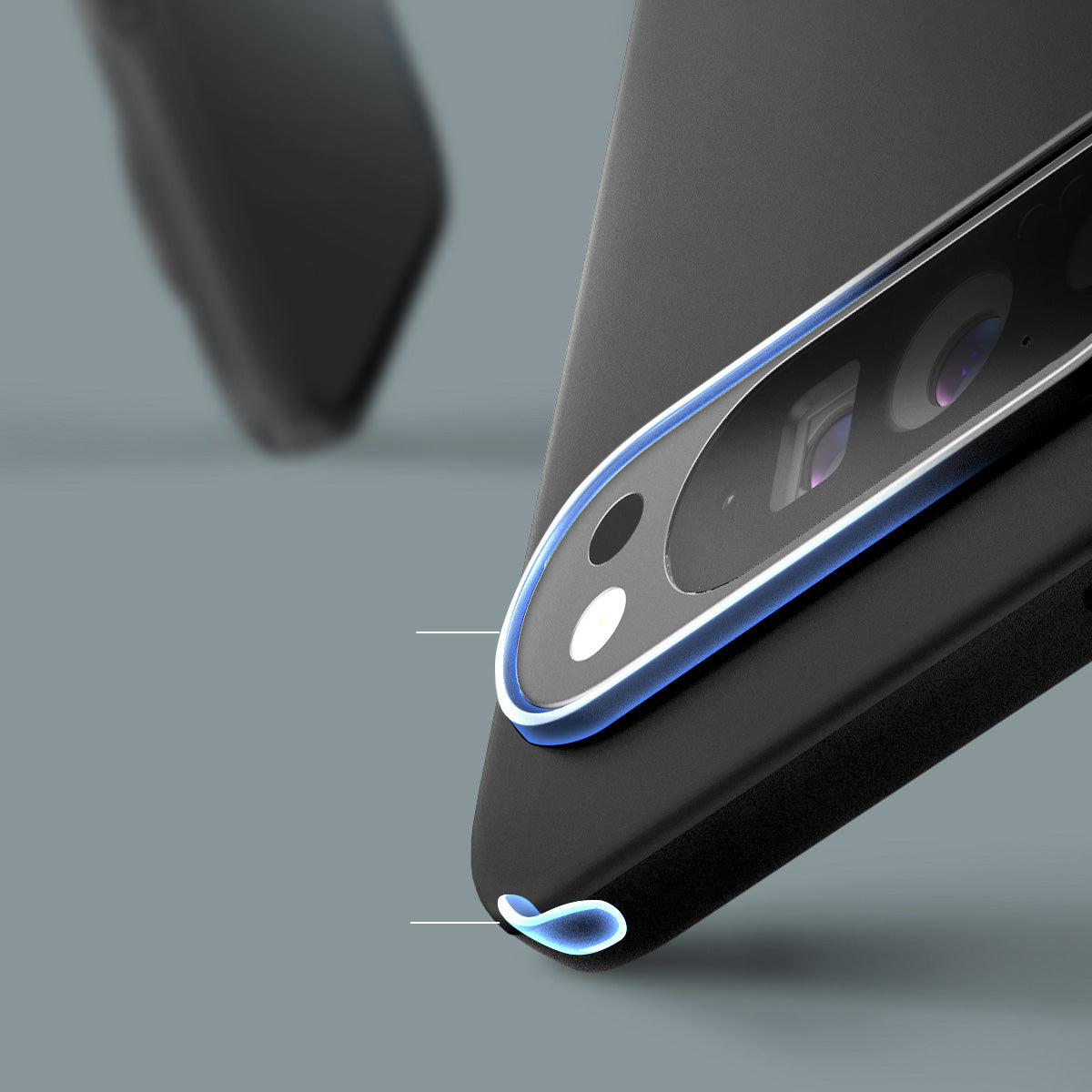 Schutzhülle für Google Pixel 9 / 9 Pro, Spigen Thin Fit, Schwarz