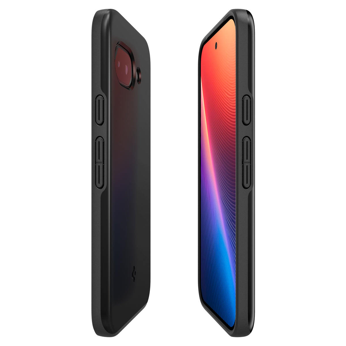 Handyhülle für Google Pixel 9a, Spigen Thin Fit Mag mit MagSafe, Schwarz