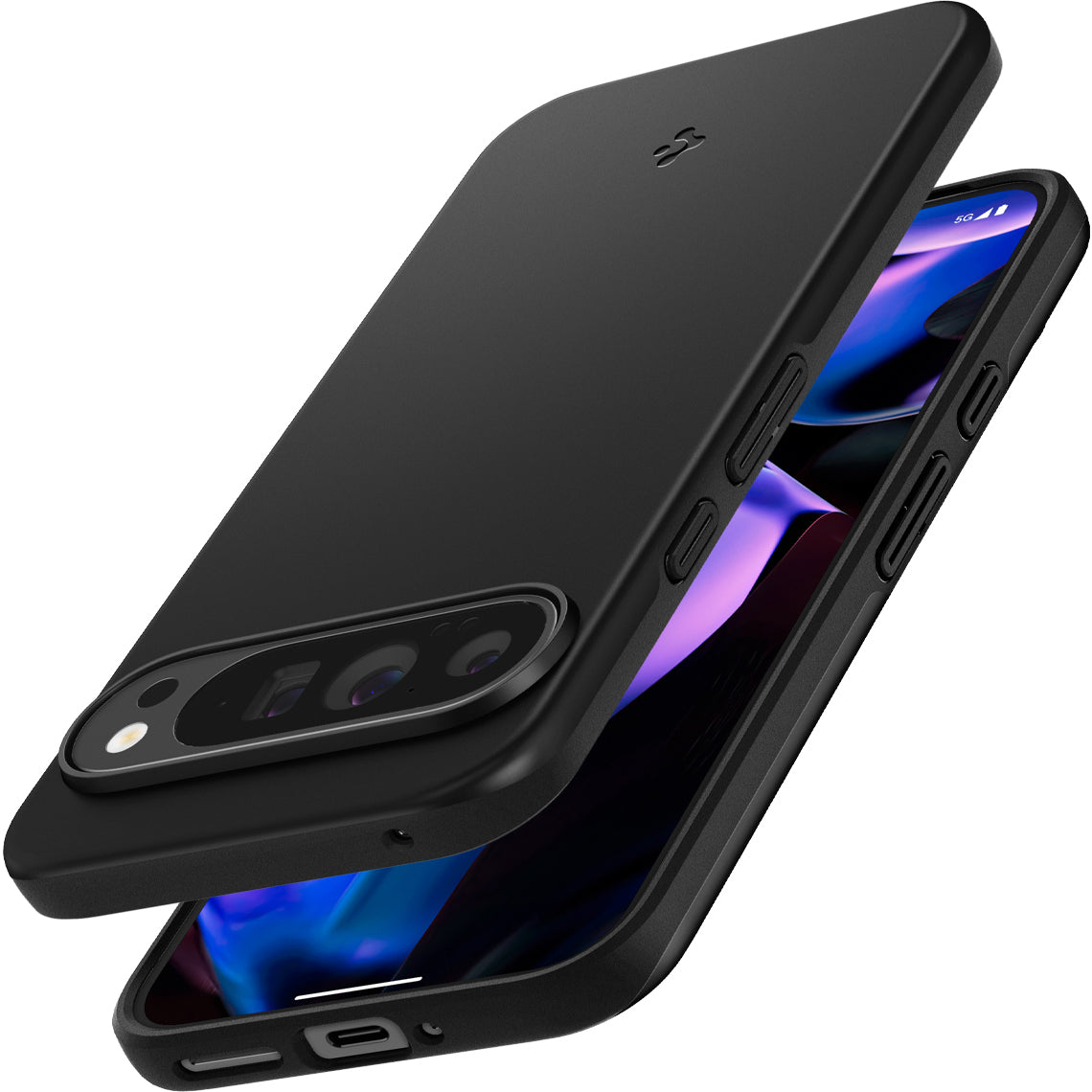 Schutzhülle für Google Pixel 9 Pro XL, Spigen Thin Fit, Schwarz