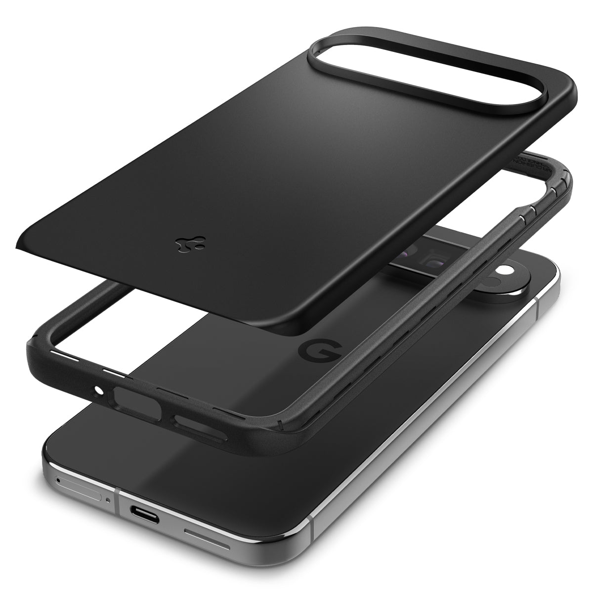 Schutzhülle für Google Pixel 9 Pro XL, Spigen Thin Fit, Schwarz