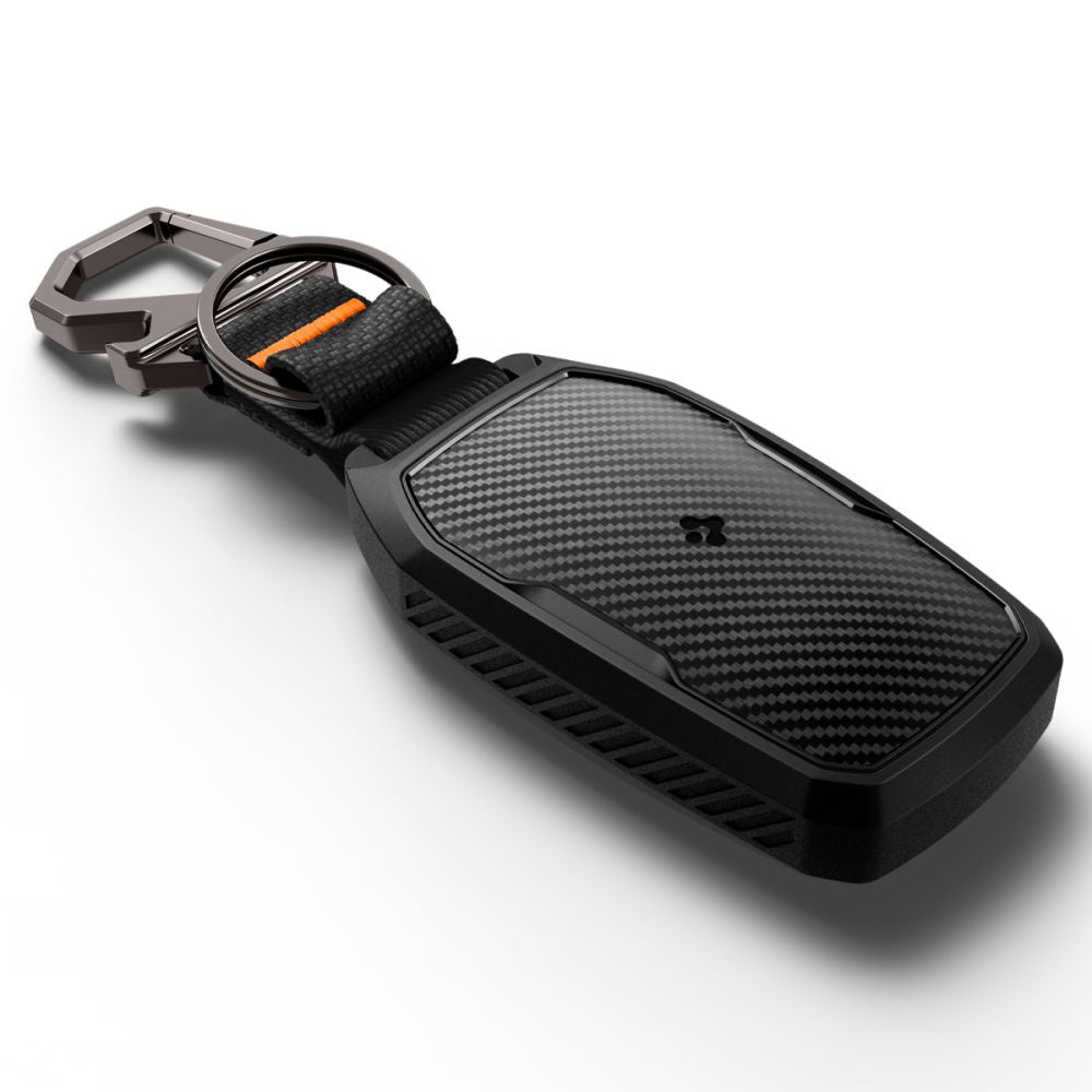 Schutzhülle für Autoschlüssel für Toyota / Lexus, Spigen TK100 Key Fob Case, mit Karabinerhaken, Schwarz