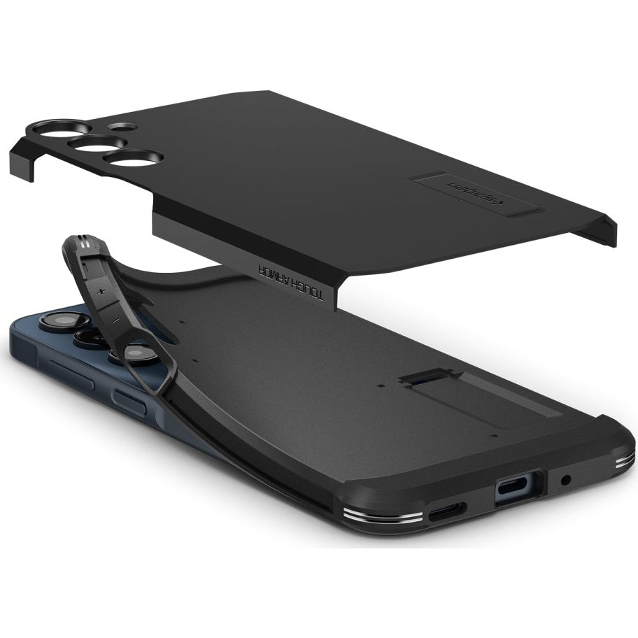 Handyhülle für Galaxy A16 4G / 5G, Spigen Tough Armor, Schwarz