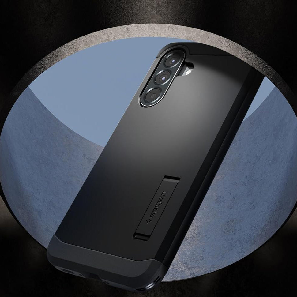Handyhülle für Galaxy A56 5G, Spigen Tough Armor, Schwarz