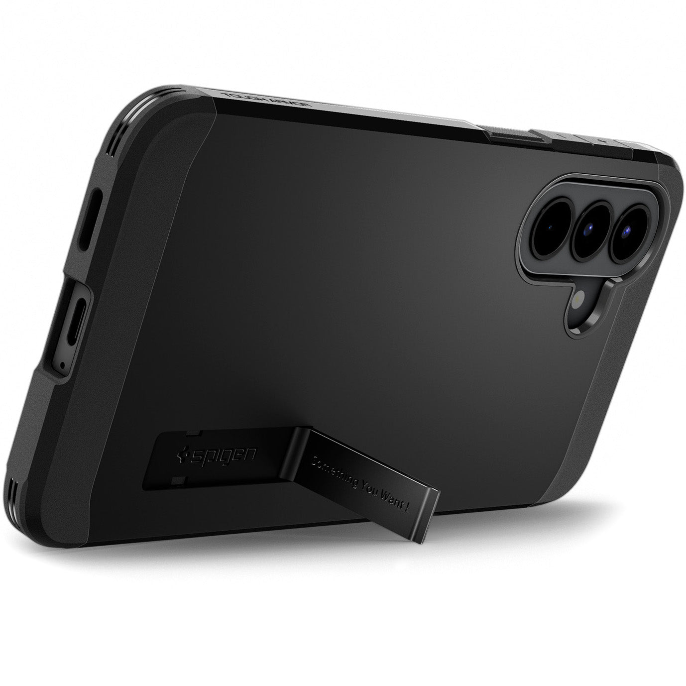 Handyhülle für Galaxy A57 5G, Spigen Tough Armor, Schwarz