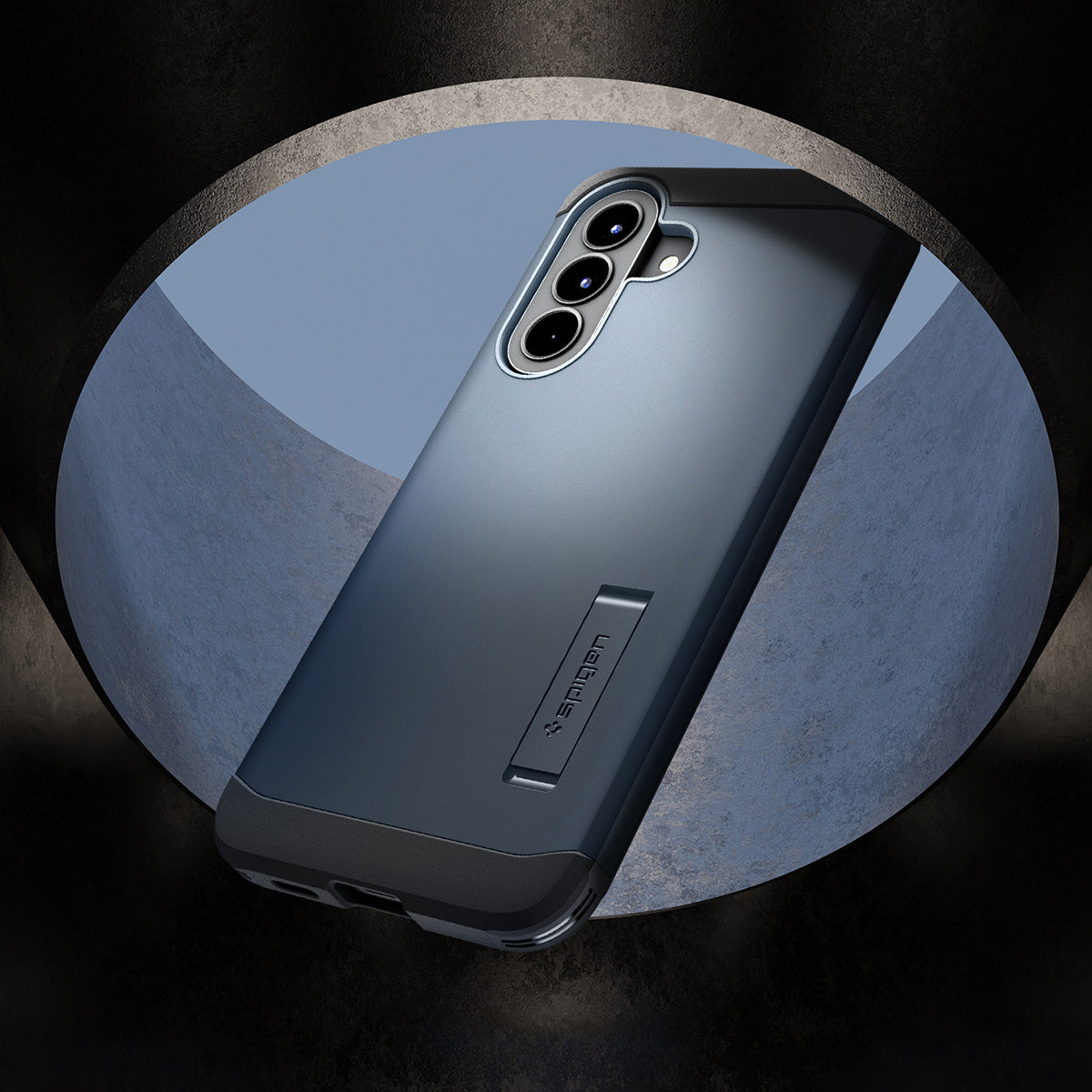 Handyhülle für Galaxy A57 5G, Spigen Tough Armor, Dunkelblau